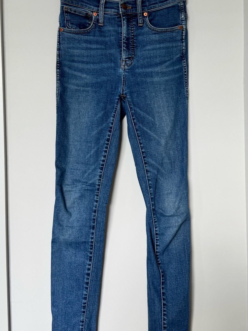 Madewell Women's Skinny Jeans in Medium Blue Wash